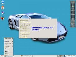 gpanel - window manager panel and desktop icons (start-up)