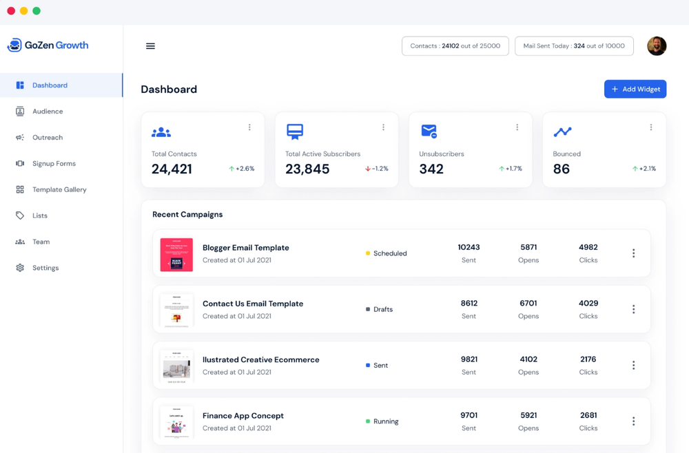 GoZen Growth Screenshot 1