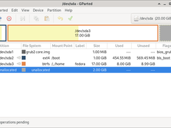 GParted Main Window