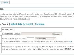 Data Comparison - select data for pool A