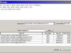 GPGUI - PGP GUI Screenshot 1