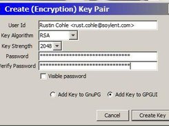 GPGUI - PGP GUI Screenshot 2