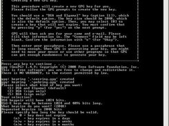 Creating a new GPG key for use in GPGView