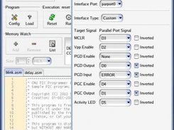 ICSP hardware interface configuration