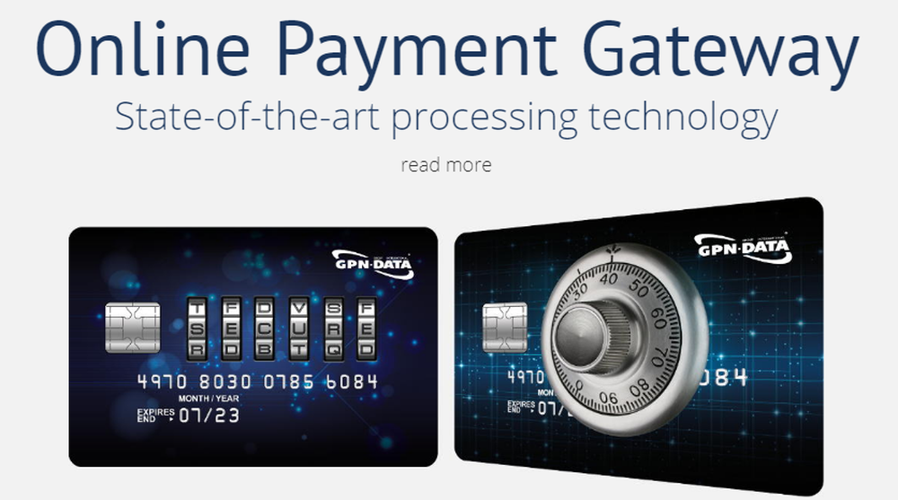 GPN DATA Payment Gateway Screenshot 1