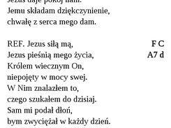 Pieśń do Jezusa