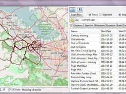 Overview of all tracks in directory