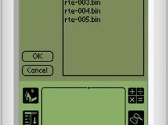 garmin-rte running in Palm OS emulator