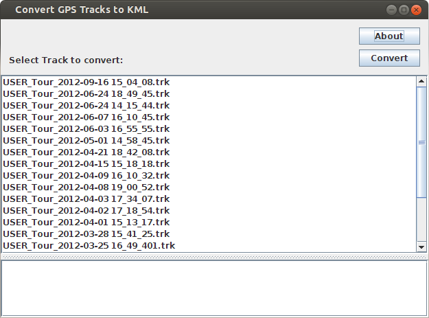 Convert GPS-Tracks to KML download | SourceForge.net