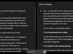GPT-5.1 Thinking Screenshot 2