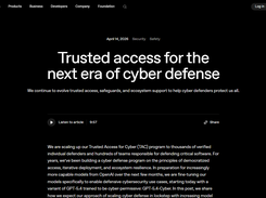 GPT‑5.4‑Cyber Screenshot 1