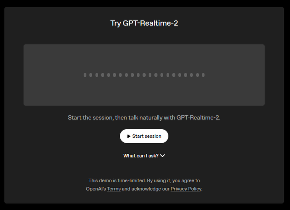 GPT-Realtime-2 Screenshot 1
