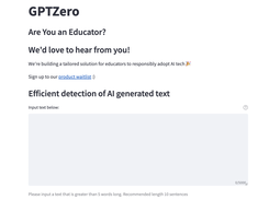 GPTZero Screenshot 1