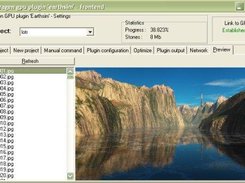 Terragen frontend displays computed virtual landscapes