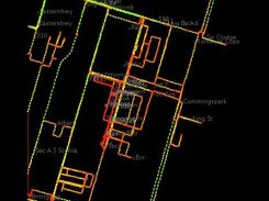 JOSM showing overlapping tracks combined in one gpx file