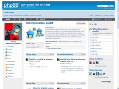 GRA4 Social Network for phpBB Screenshot 1