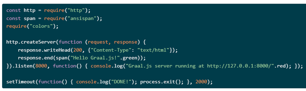 GraalVM Screenshot 1