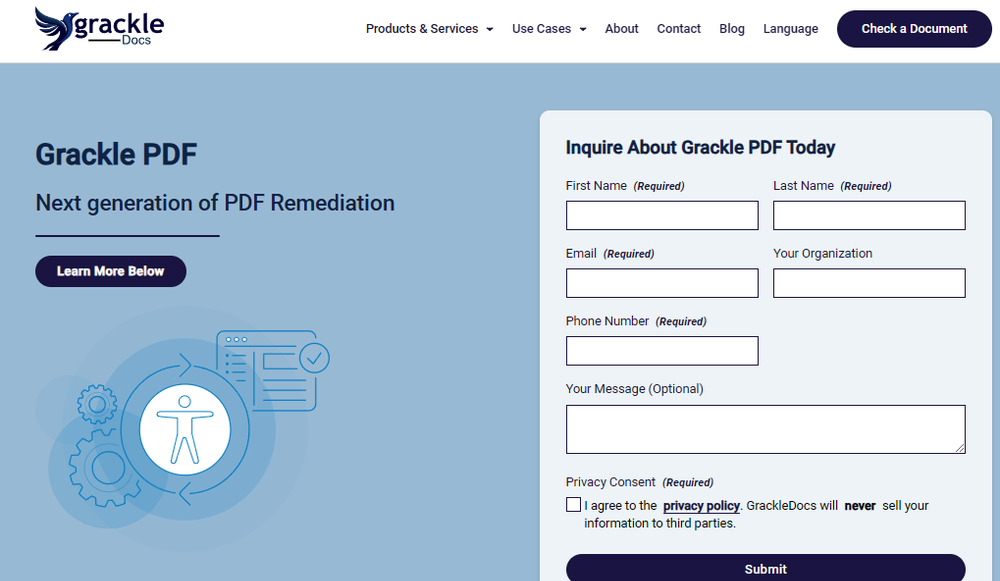 Grackle PDF Screenshot 1
