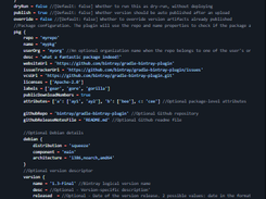 Gradle Bintray Plugin Screenshot 2
