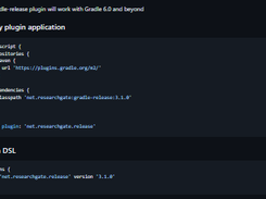 Gradle Release Screenshot 1