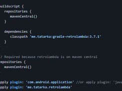 Gradle Retrolambda Plugin Screenshot 1