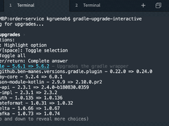 Gradle Upgrade Interactive Screenshot 1