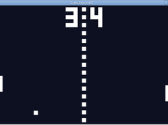 Pong, first game made with GraficZero