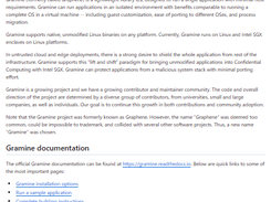 Gramine Screenshot 1