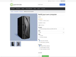 Product page in GrandNode