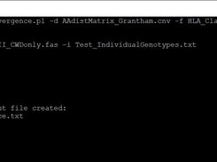 Calculating individual allele divergence