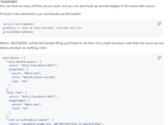 Graphene Dashboard Screenshot 1