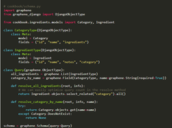 Graphene-Django Screenshot 2