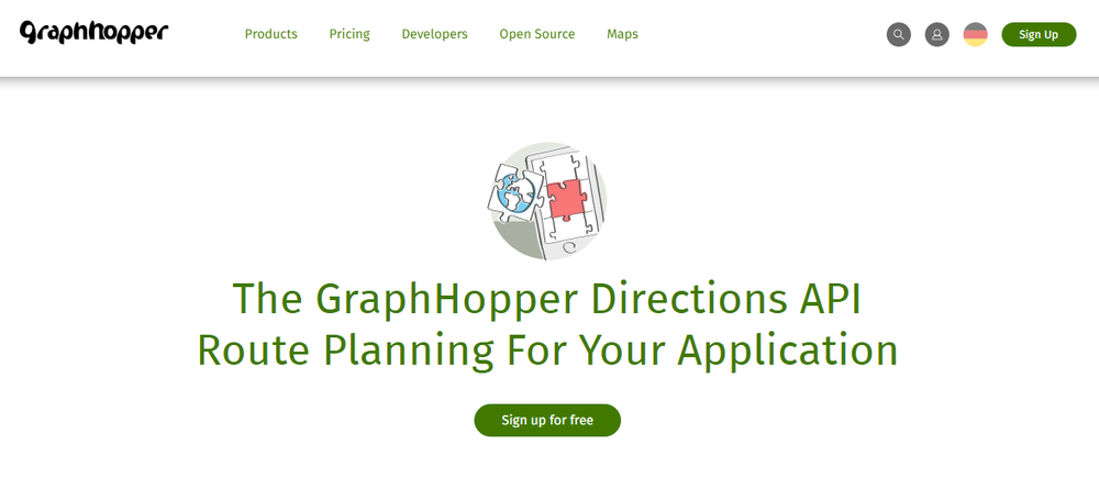 GraphHopper Directions API Screenshot 1