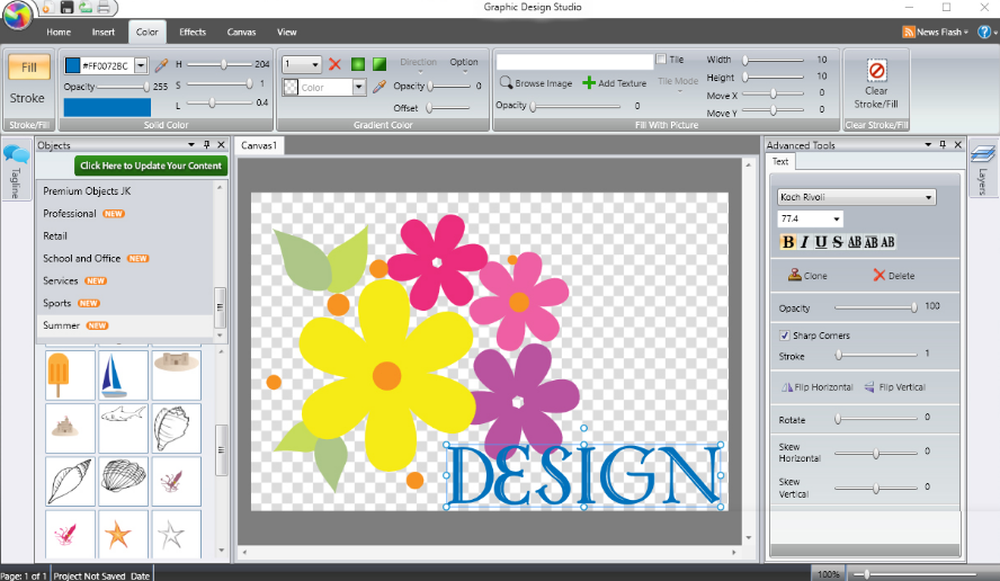 mac Graphic Design Studio Screenshot 1