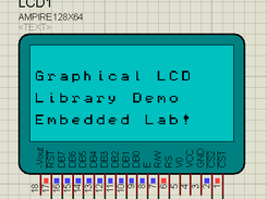 Graphical Lcd 128x64 Library Screenshot 1