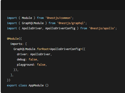 GraphQL for Nest framework Screenshot 1