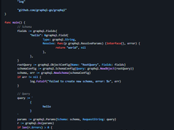 GraphQL in Go Screenshot 1