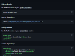 GraphQL Java Tools Screenshot 1