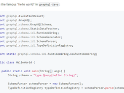 GraphQL Java Screenshot 1