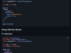 GraphQL Koa Middleware Screenshot 1