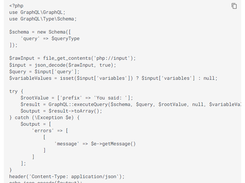 graphql-php Screenshot 1