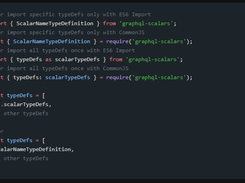 GraphQL Scalars Screenshot 1