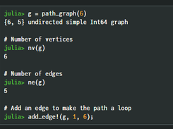 Graphs.jl Screenshot 1