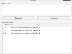 Commit Dialog