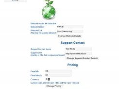 Site Settings in Administration Interface