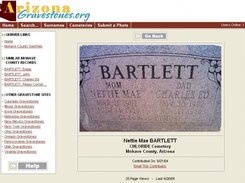 Gravestone Display Page