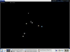 Gravetat 3D 0.3 displaying a random universe