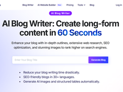 AI Blog Writer: Create Engaging Blogs in 60 Seconds