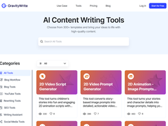 Free AI Writing Generator & Tools