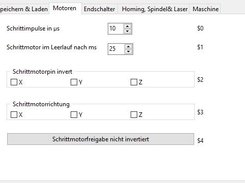 Motoren Einstellungen